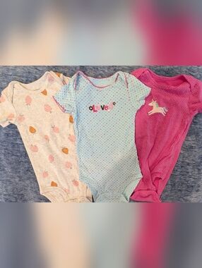 3 Baby Onesies